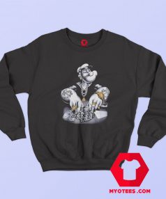 Popeye King Features Playing Poker Vintage Sweatshirt