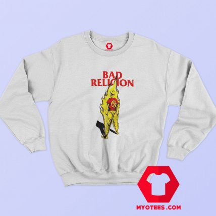 Vintage Bad Religion Boy on Fire Graphic Sweatshirt