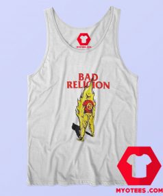 Vintage Bad Religion Boy on Fire Graphic Tank Top