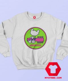 Woodstock Neon Pastel Ombre Logo Graphic Sweatshirt