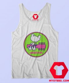 Woodstock Neon Pastel Ombre Logo Graphic Tank Top