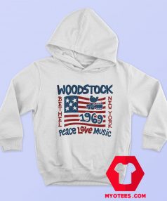 Woodstock Star Spangled New York Graphic Hoodie