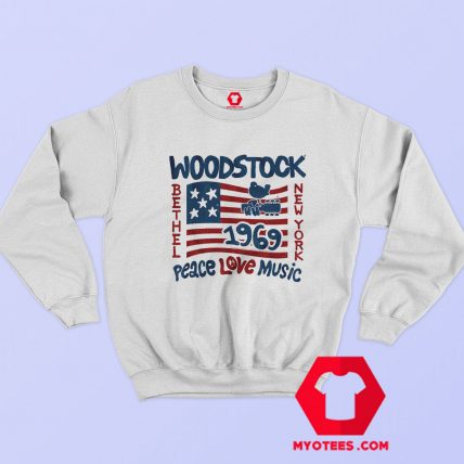 Woodstock Star Spangled New York Graphic Sweatshirt