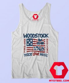 Woodstock Star Spangled New York Graphic Tank Top