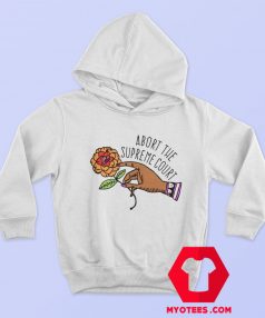 Abourt The Supreme Court Flower Graphic Hoodie