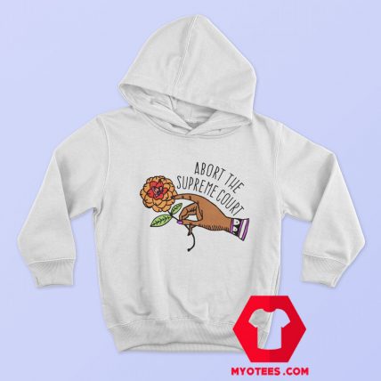 Abourt The Supreme Court Flower Graphic Hoodie