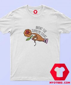 Abourt The Supreme Court Flower Graphic T Shirt