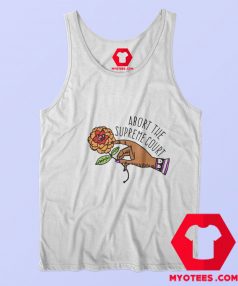 Abourt The Supreme Court Flower Graphic Tank Top