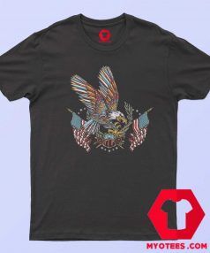 American Patriotic Eagle Design Graphic T shirt