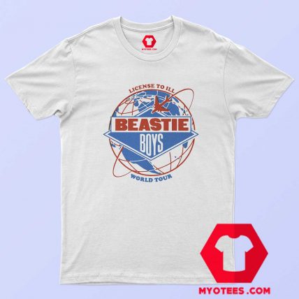 Beastie Boys License To Ill World Tour Graphic T shirt