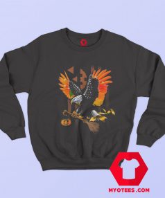 Eagle Flag American Eagle Halloween Graphic Sweatshirt