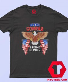 Eagle Team Conrad Lifetime Member Graphic T Shirt