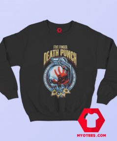 Five Finger Death Punch Skull Grenade Graphic Sweatshirt