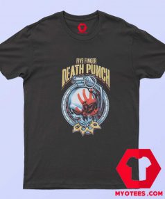 Five Finger Death Punch Skull Grenade Graphic T Shirt