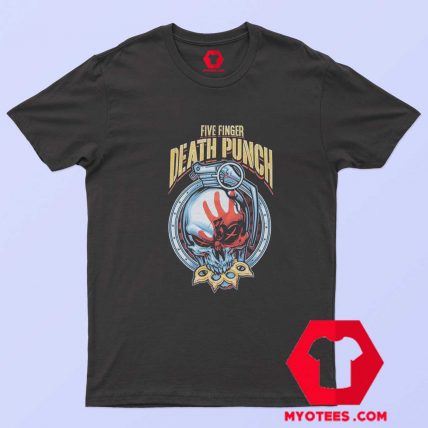 Five Finger Death Punch Skull Grenade Graphic T Shirt