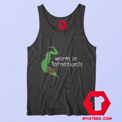 Funny Squiggle Worms Tarnation Graphic Tank Top