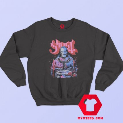 Ghost Valentine's Day Dinner Graphic Sweatshirt