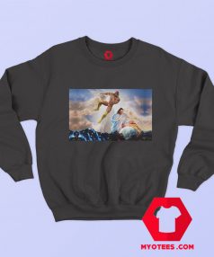 Macho Man Randy Savage Jesus Graphic Sweatshirt