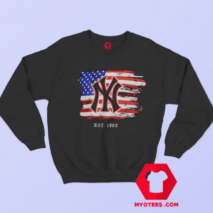 New York Yankees New Era Navy 4th of July Sweatshirt