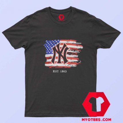 New York Yankees New Era Navy 4th of July T Shirt