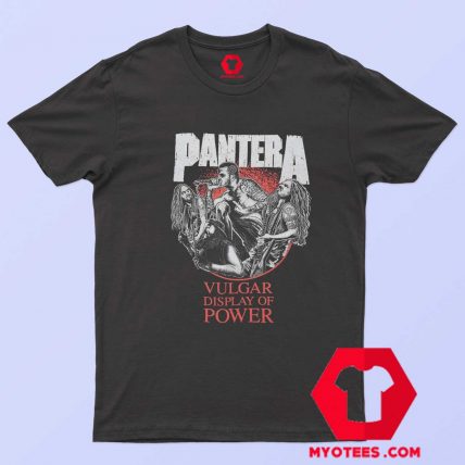 Pantera Vulgar Display Of Power Graphic T shirt