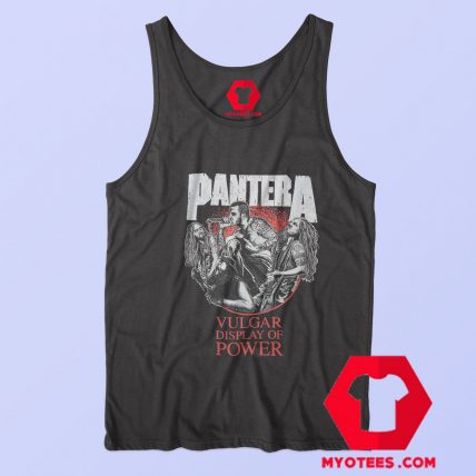 Pantera Vulgar Display Of Power Graphic Tank Top