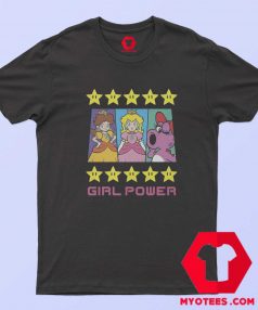 Super Mario Daisy Peach Birdo Girl Power T shirt