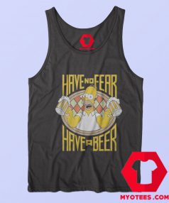 The Simpsons Homer Have A Fear Graphic Tank Top