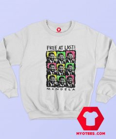 Vintage Nelson Mandela Graphic Unisex Sweatshirt