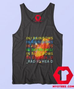 Vintage Radiohead In Rainbows Graphic Tank Top