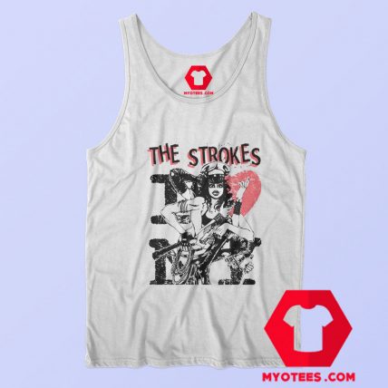 Vintage The Strokes I love New York Graphic Tank Top