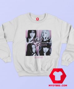 BLACKPINK Shut Down Portrait Grid Graphic Sweatshirt