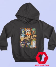 Bluey Halloween Cartoon 90s Graphic Hoodie