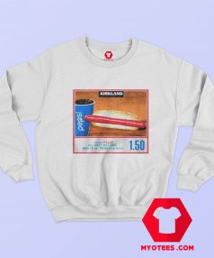 Costco Hot Dog Soda Combo Graphic Sweatshirt