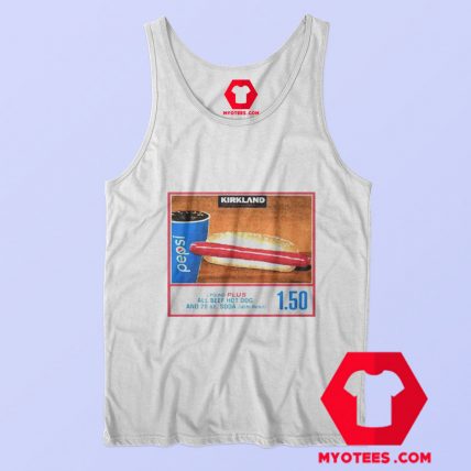 Costco Hot Dog Soda Combo Graphic Tank Top