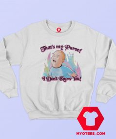 Funny King Of The Hill Bobby Purse Graphic Sweatshirt