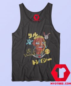 Funny Lil Tracy Cartoon Tears Graphic Tank Top