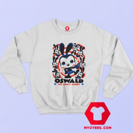 Funny Oswald the Lucky Rabbit Graphic Sweatshirt