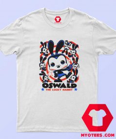 Funny Oswald the Lucky Rabbit Graphic T shirt