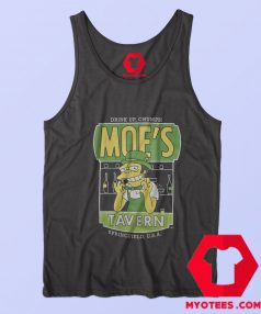 Funny The Simpsons Moe's Tavern Springfield Tank Top