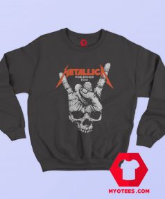 Metallica Metal Skull hands Worldwide Tour Sweatshirt