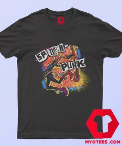 The Spider Punk Spiderverse Rock Graphic T shirt