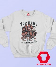 Top Dawg Championshi Tour Cartoon Graphic Sweatshirt