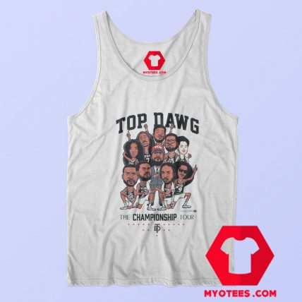 Top Dawg Championshi Tour Cartoon Graphic Tank Top