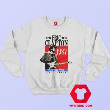 Vintage Eric Clapton San Francisco California Graphic Sweatshirt