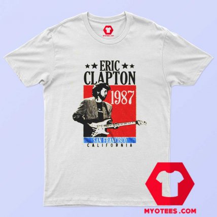 Vintage Eric Clapton San Francisco California Graphic T shirt