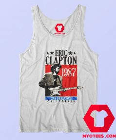 Vintage Eric Clapton San Francisco California Graphic Tank Top