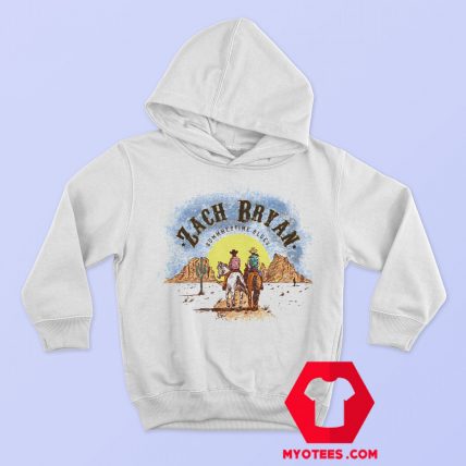 Zach Bryan Summer Time Blues Cowboy Graphic Hoodie