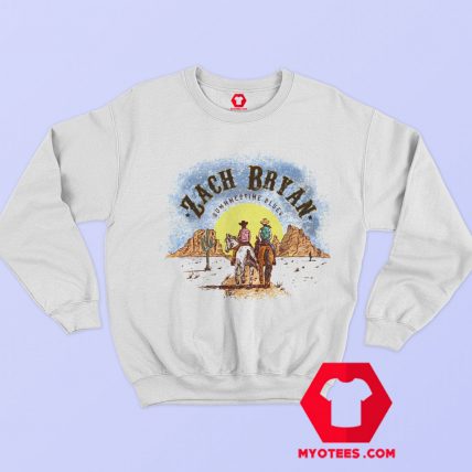 Zach Bryan Summer Time Blues Cowboy Graphic Sweatshirt