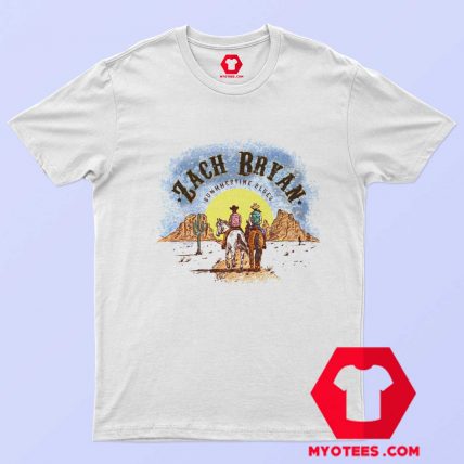 Zach Bryan Summer Time Blues Cowboy Graphic T shirt